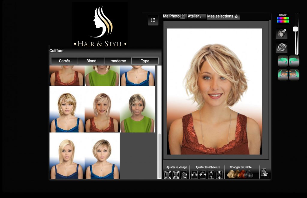 Changer De Coupe De Cheveux Virtuellement Gratuit Salon Making Of